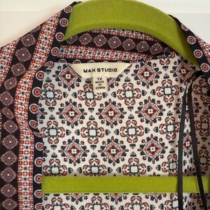 Max Studio Printed Kimono Jacket Size 1X
